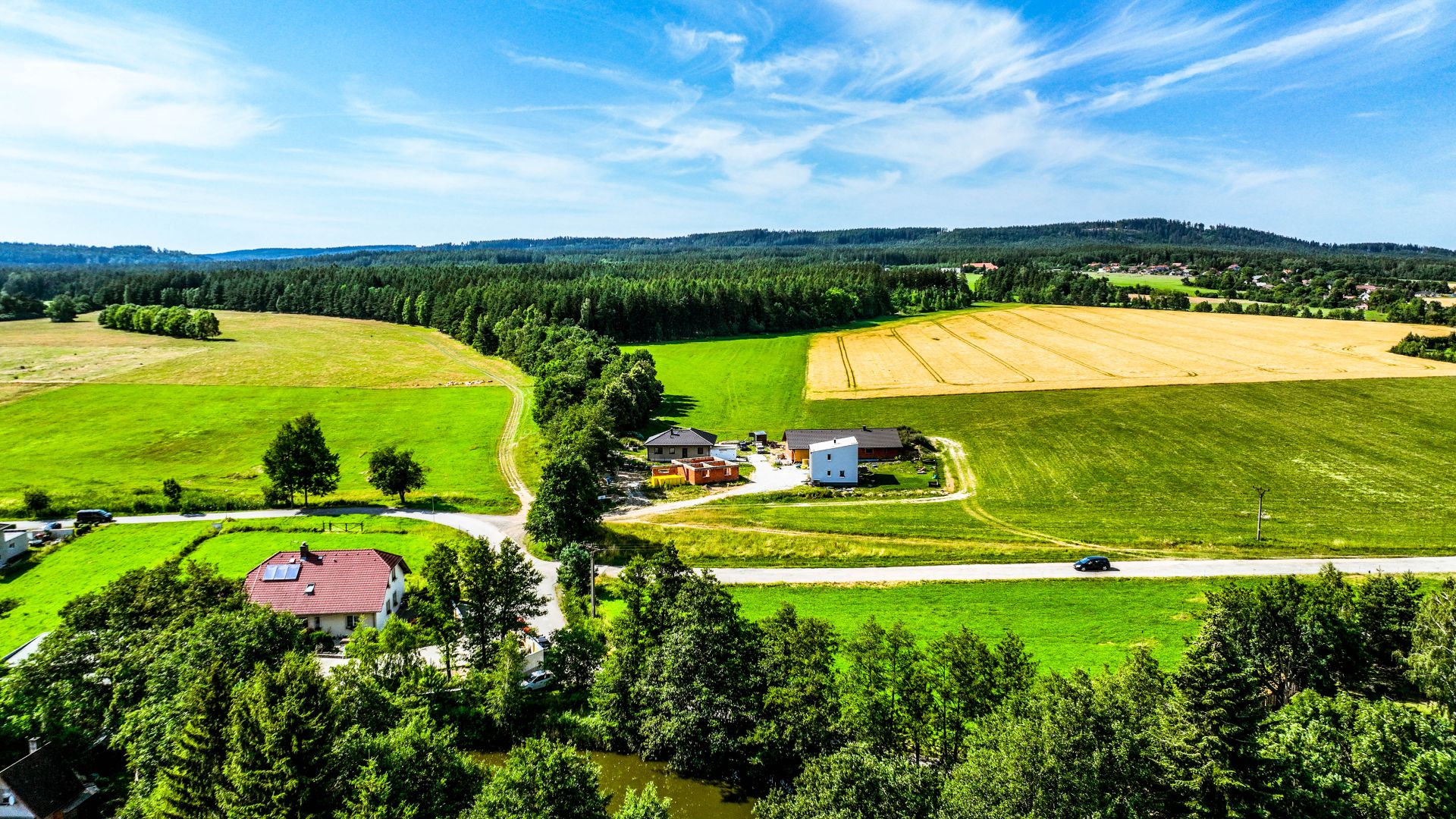PRODÁNO - Prodej dvou krásných pozemků  o výměře 990 m2 a 992 m2 - Vysoká Pec u Bohutína