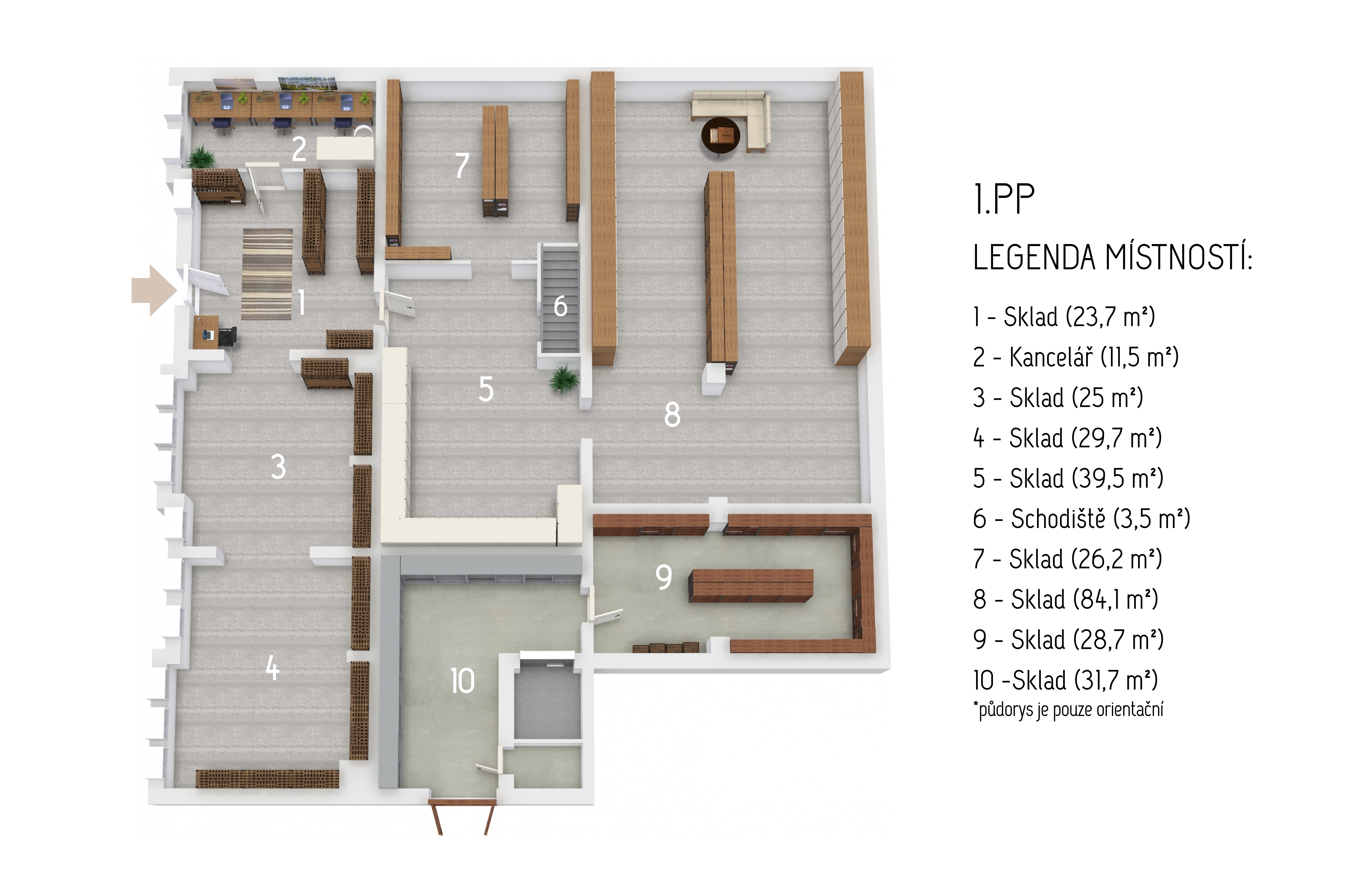 3D_pudorys_-_1-PP_sklep